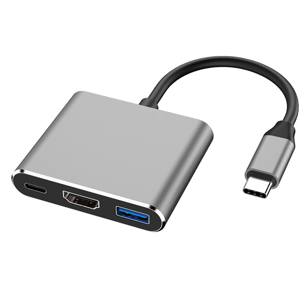 Cuxnoo USB C to HDMI Adapter Multiport Digital AV USB-C Hub with PD 60W Fast Charging and USB 3.0 for USB-C Thunderbolt 3 Port iPad Pro, MacBook Pro, Retina, Air, etc to HDMI Monitor, Projector, etc